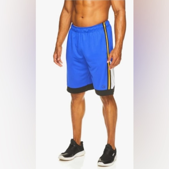 And1 Men’s Vital Blue Active Side Strips Basketball Shorts, Small - Picture 6 of 6